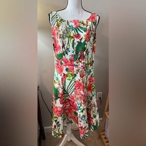 Taylor Floral Fit and Flare Dress